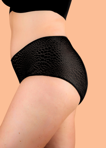 Diani-Sexy : le shorty menstruel à dentelle sauvage